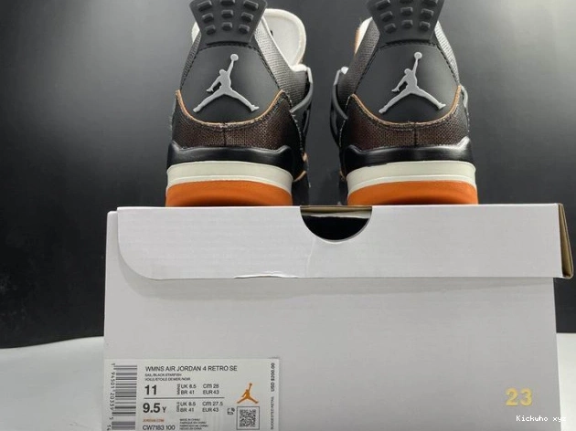 Retro 4 CW7183-100 (W) Air Jordan Starfish 0731